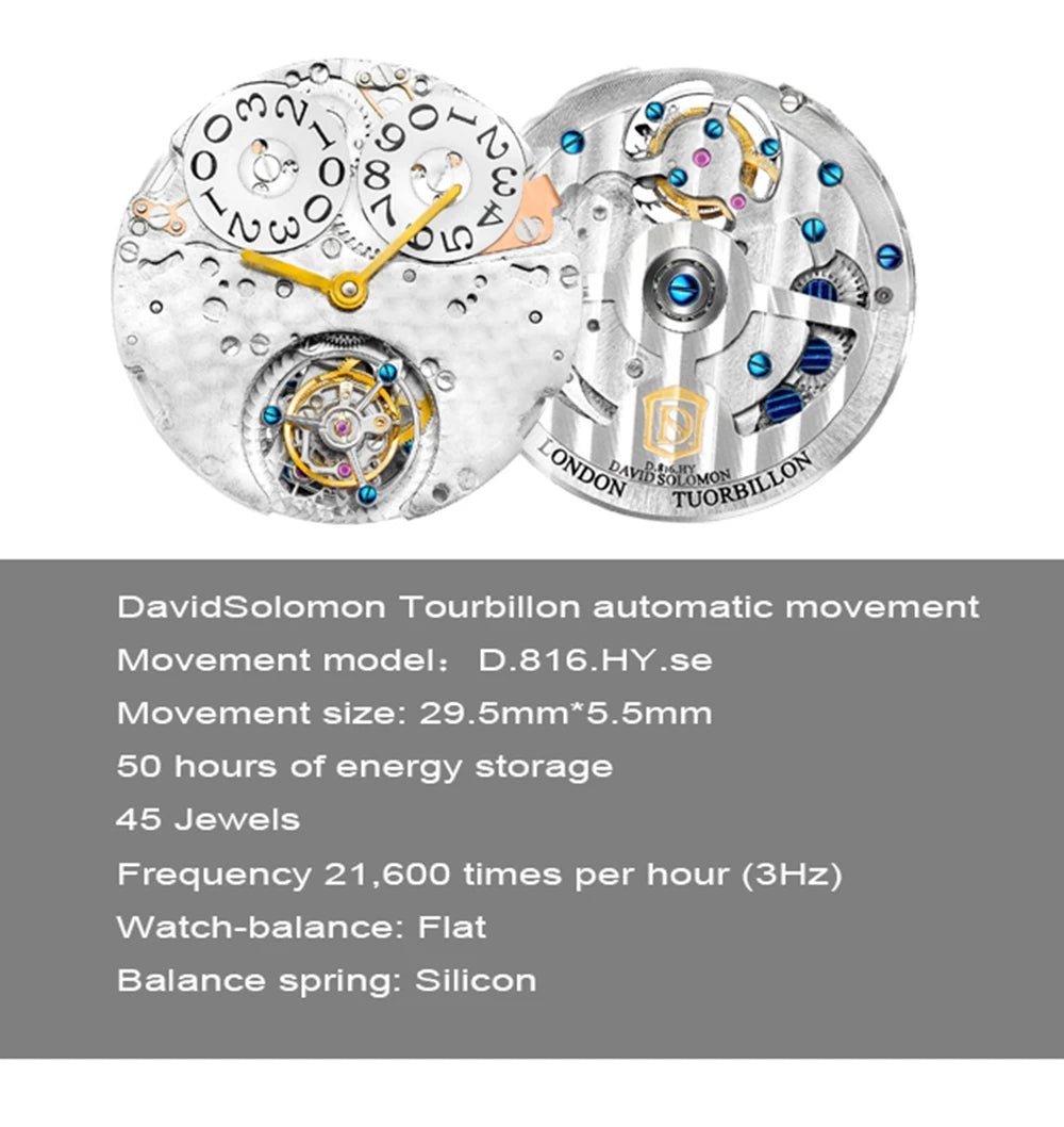 Tourbillon Watch Men Luxury Automatic Mechanical Wristwatch 40mm Stainless Steel Sapphire Luminous Clocks Reloj Para Hombre 2021