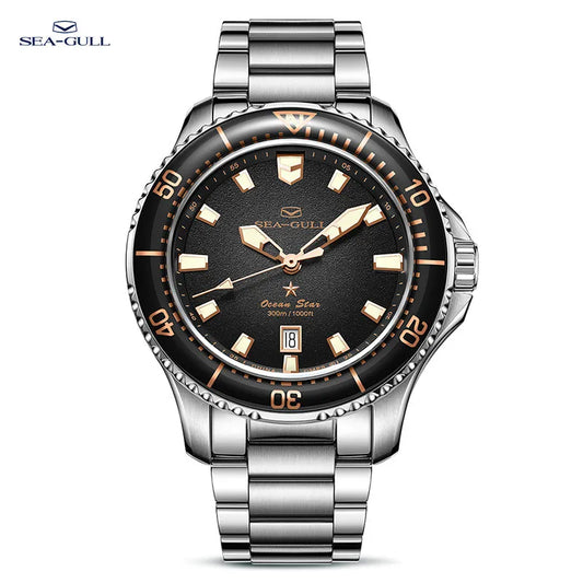 2023 New Seagull Ocean Star Wristwatch relogio masculino Men's Automatic Mechanical Watch 300m Diving Sapphire Crystal 1213